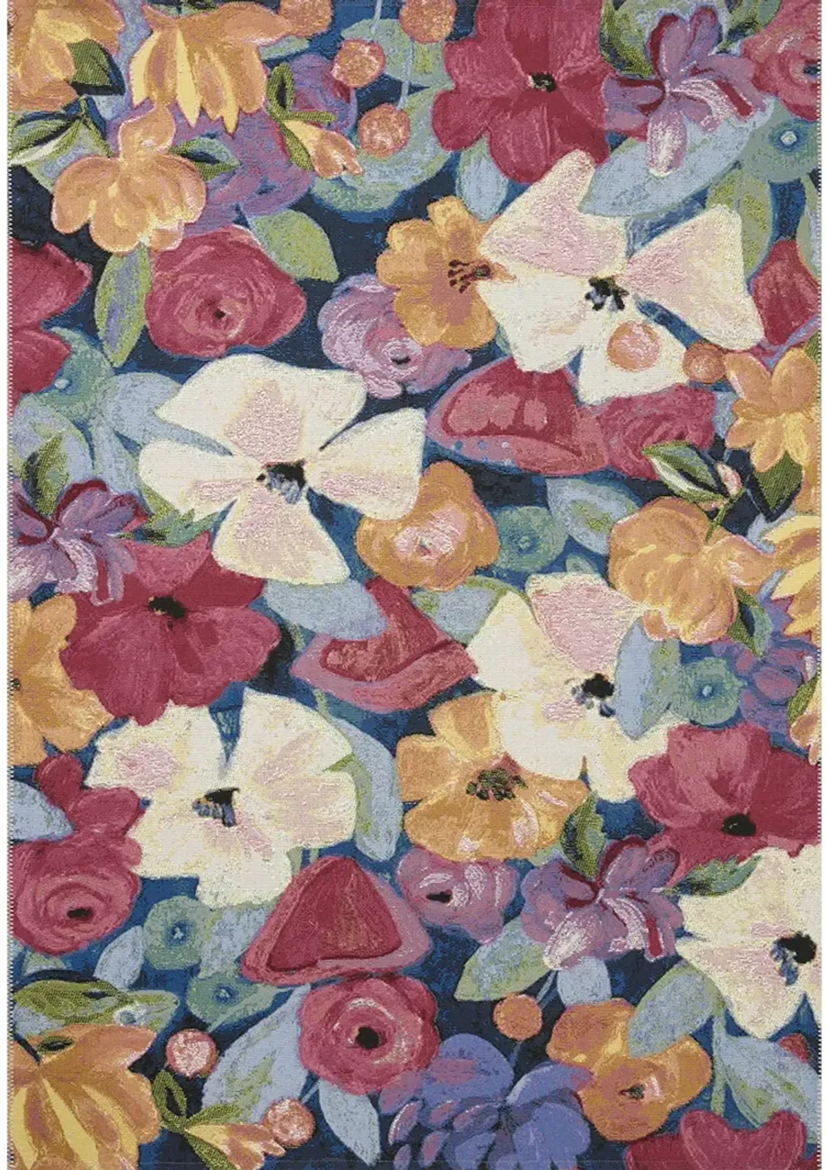 Botanical Navy/Multi 10'6" x 13'9" Rug