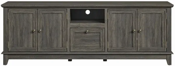 FESTIVO Rustic 72-Inch TV Stand with Adjustable Shelves, Hidden Storage
