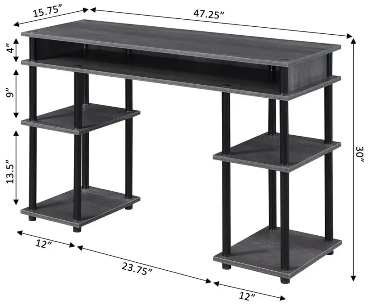 Convenience Concepts Designs2Go No Tools Student Desk.