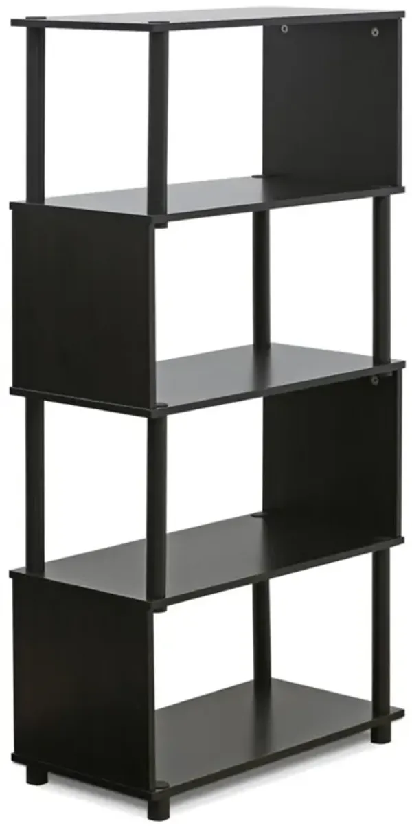 Furinno 5-Tier Flexi Rack, Espresso