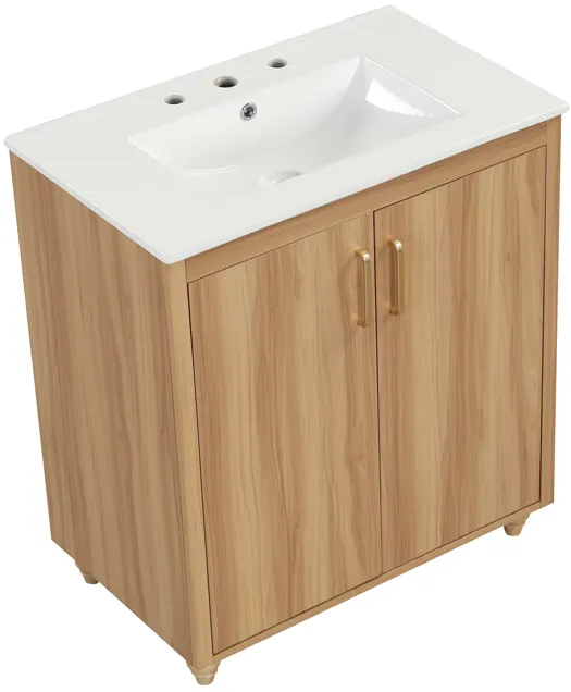 Merax Multi-functional Bathroom Vanity  Cabinet  Solid Wood