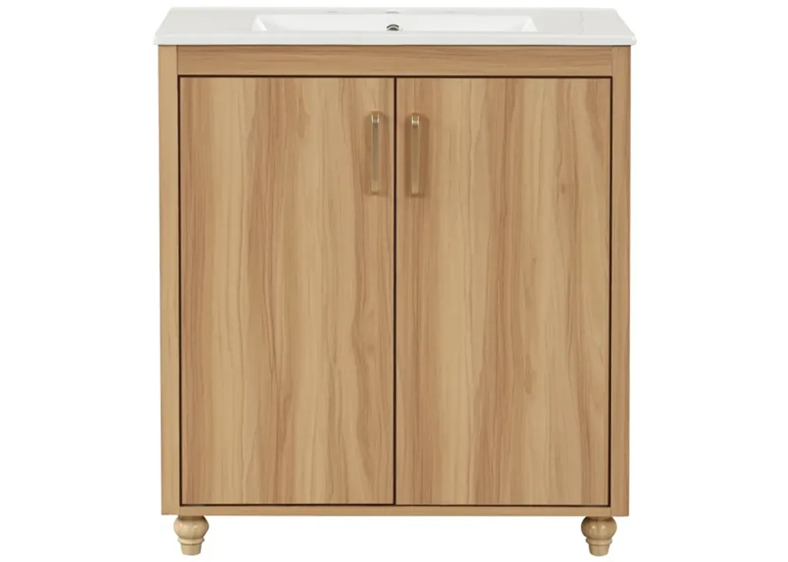 Merax Multi-functional Bathroom Vanity  Cabinet  Solid Wood