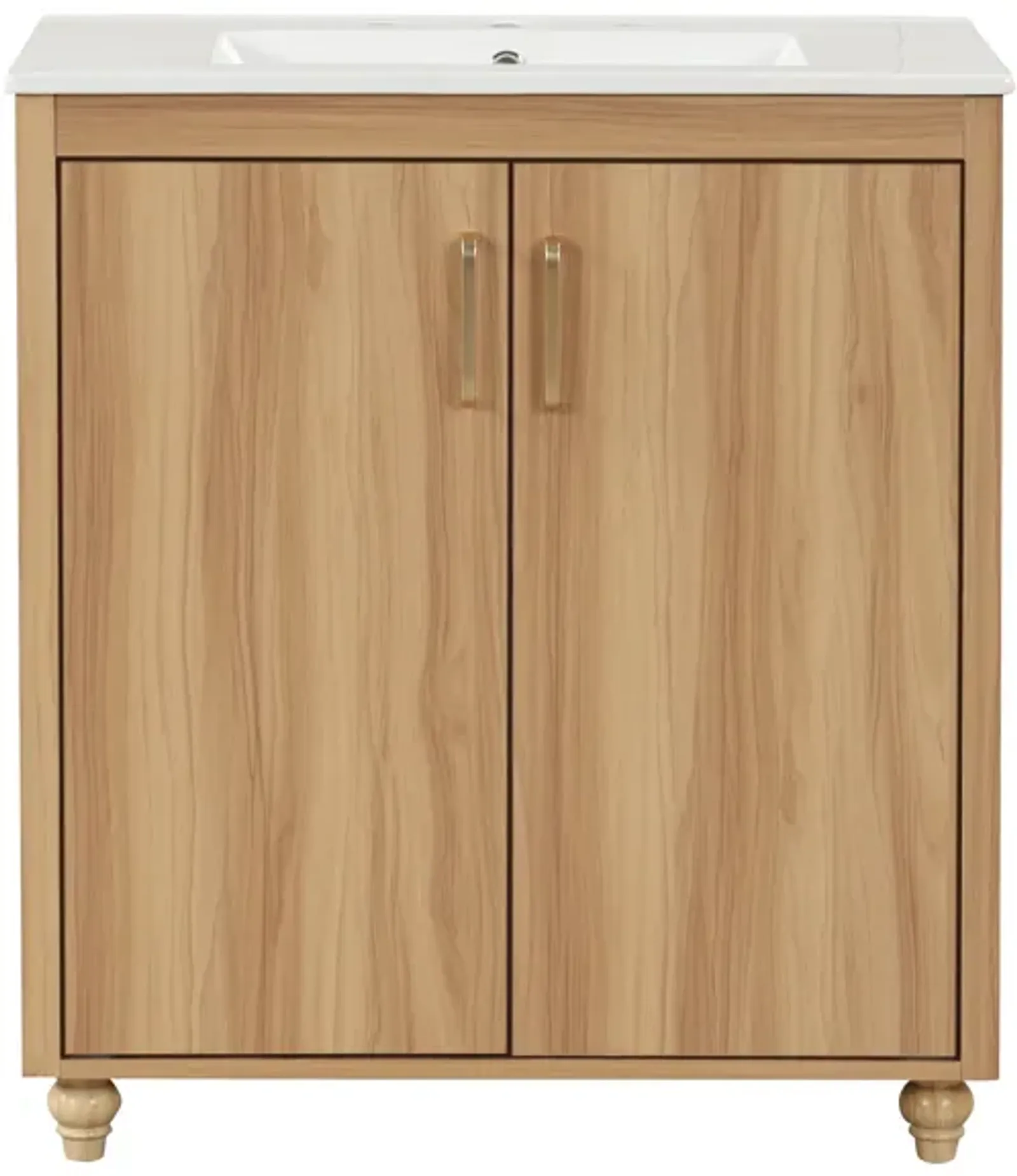 Merax Multi-functional Bathroom Vanity  Cabinet  Solid Wood