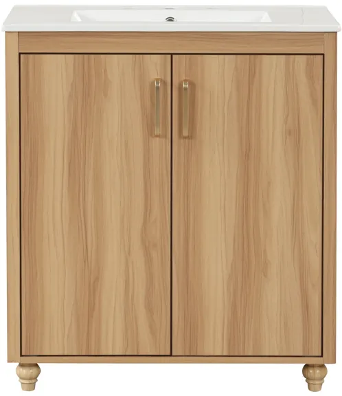 Merax Multi-functional Bathroom Vanity  Cabinet  Solid Wood