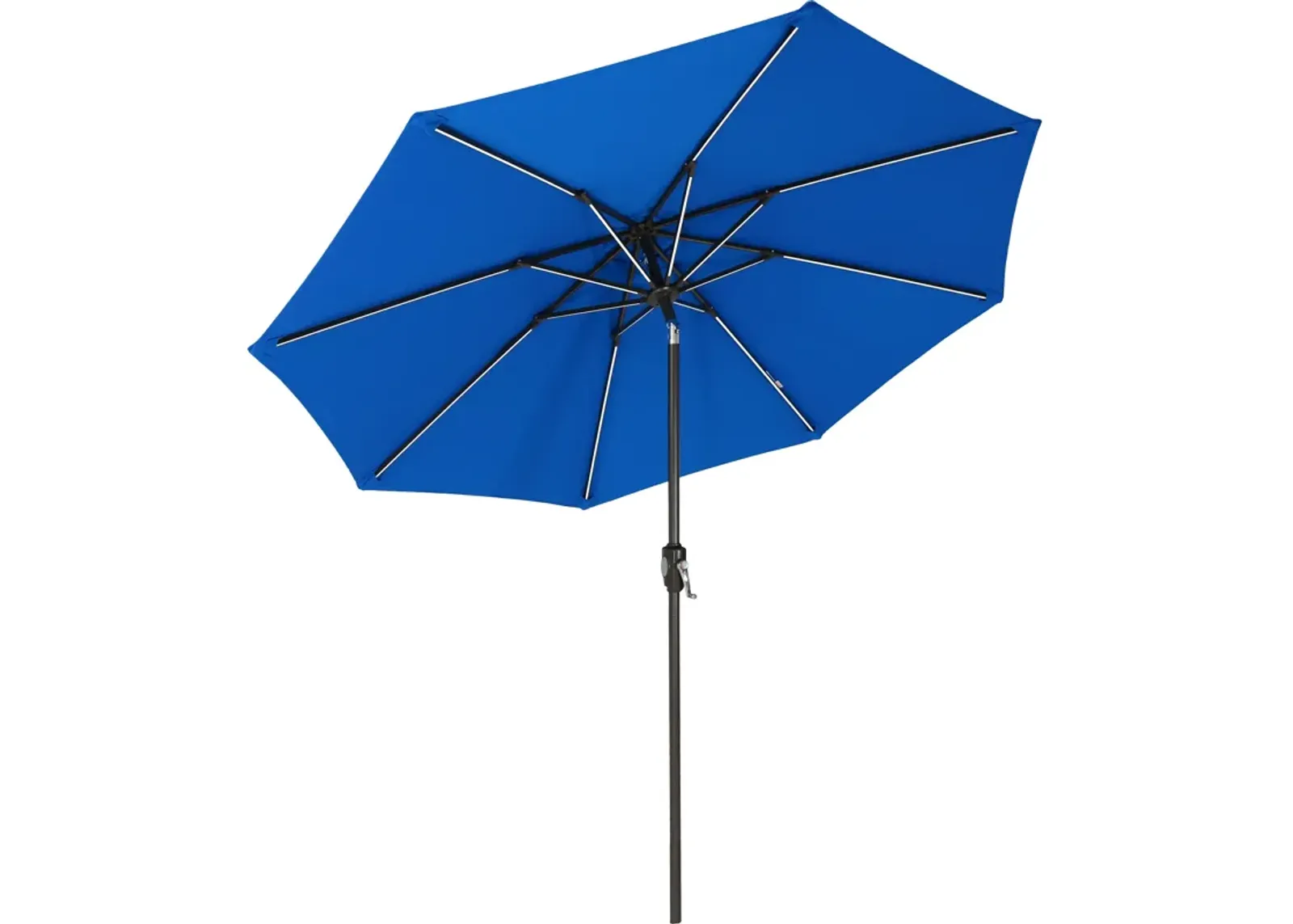 Sunnydaze 9 ft Solar Sunbrella Patio Umbrella with Tilt