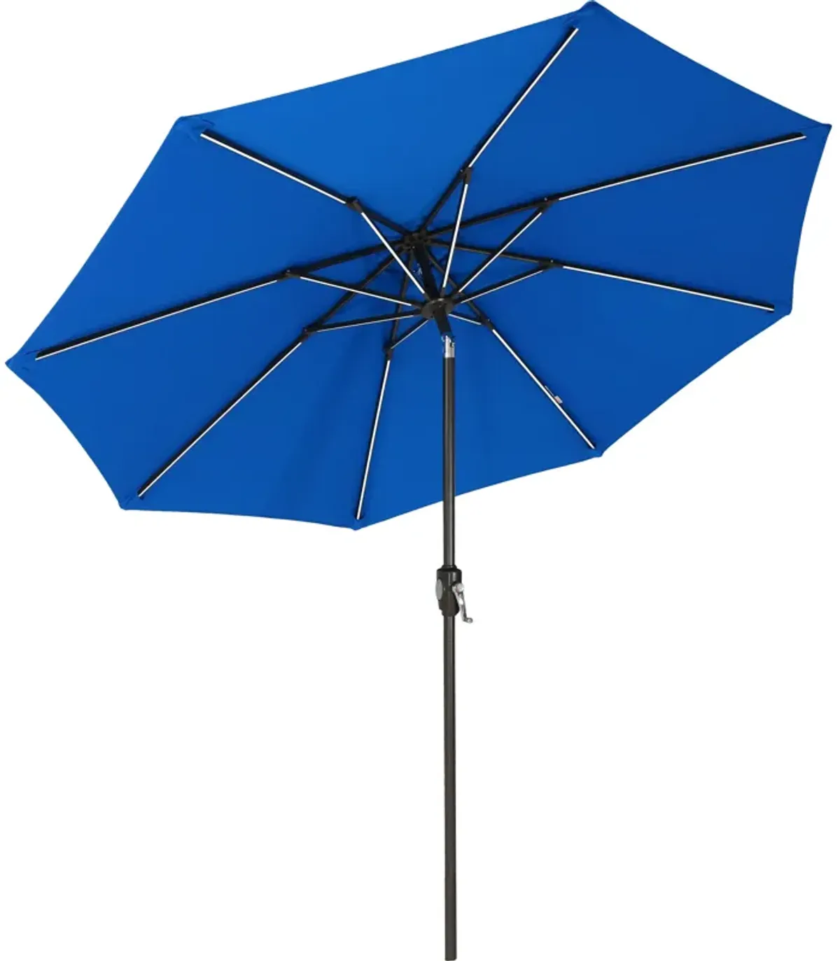 Sunnydaze 9 ft Solar Sunbrella Patio Umbrella with Tilt