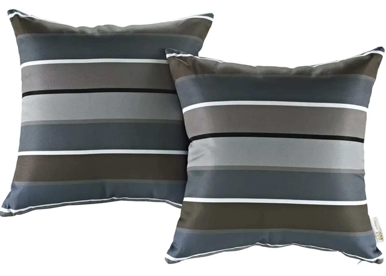 Stripe Modway Two Piece Outdoor Patio Pillow Set