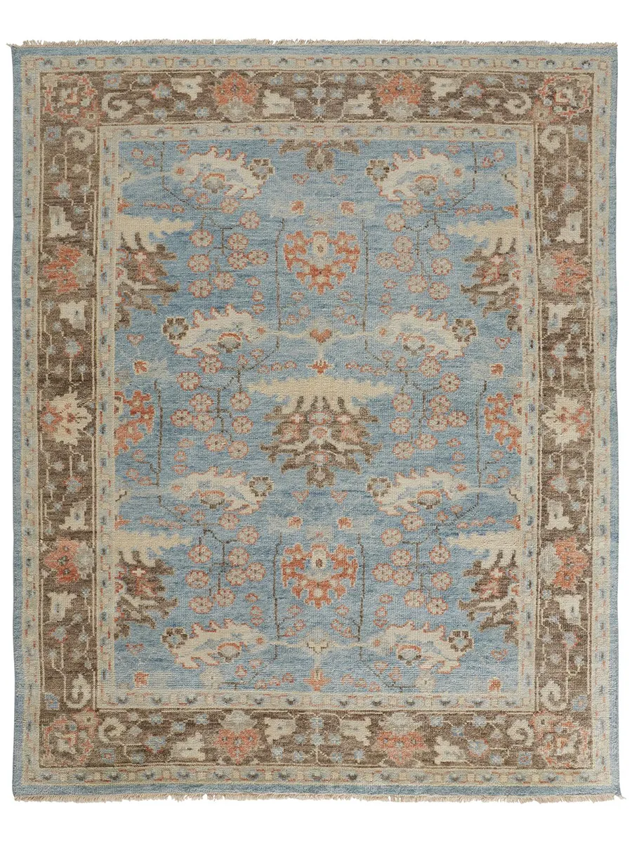 Beall 6710F Blue/Brown 2' x 3' Rug