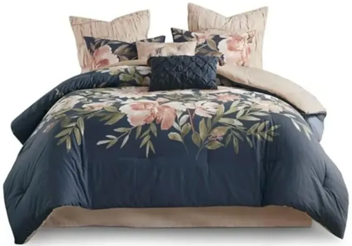 Belen Kox 100% Cotton Printed 8 Piece Comforter Set, Belen Kox