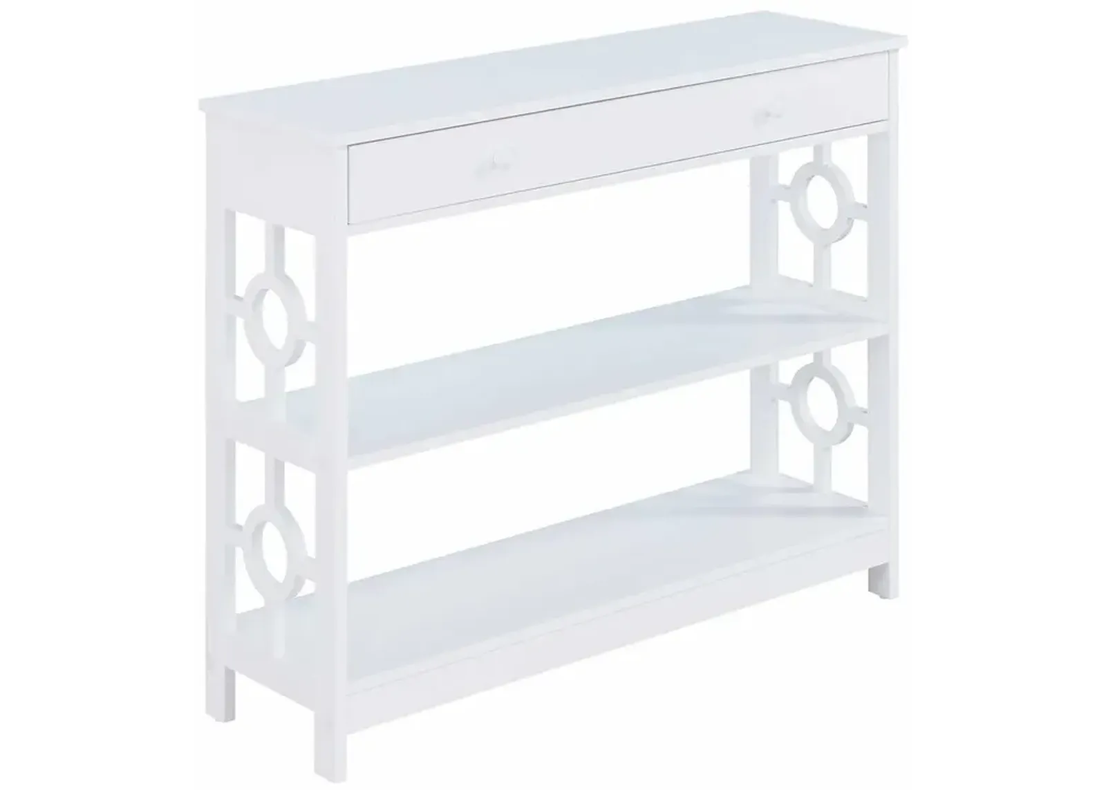 Convenience Concepts Ring 1 Drawer Console Table