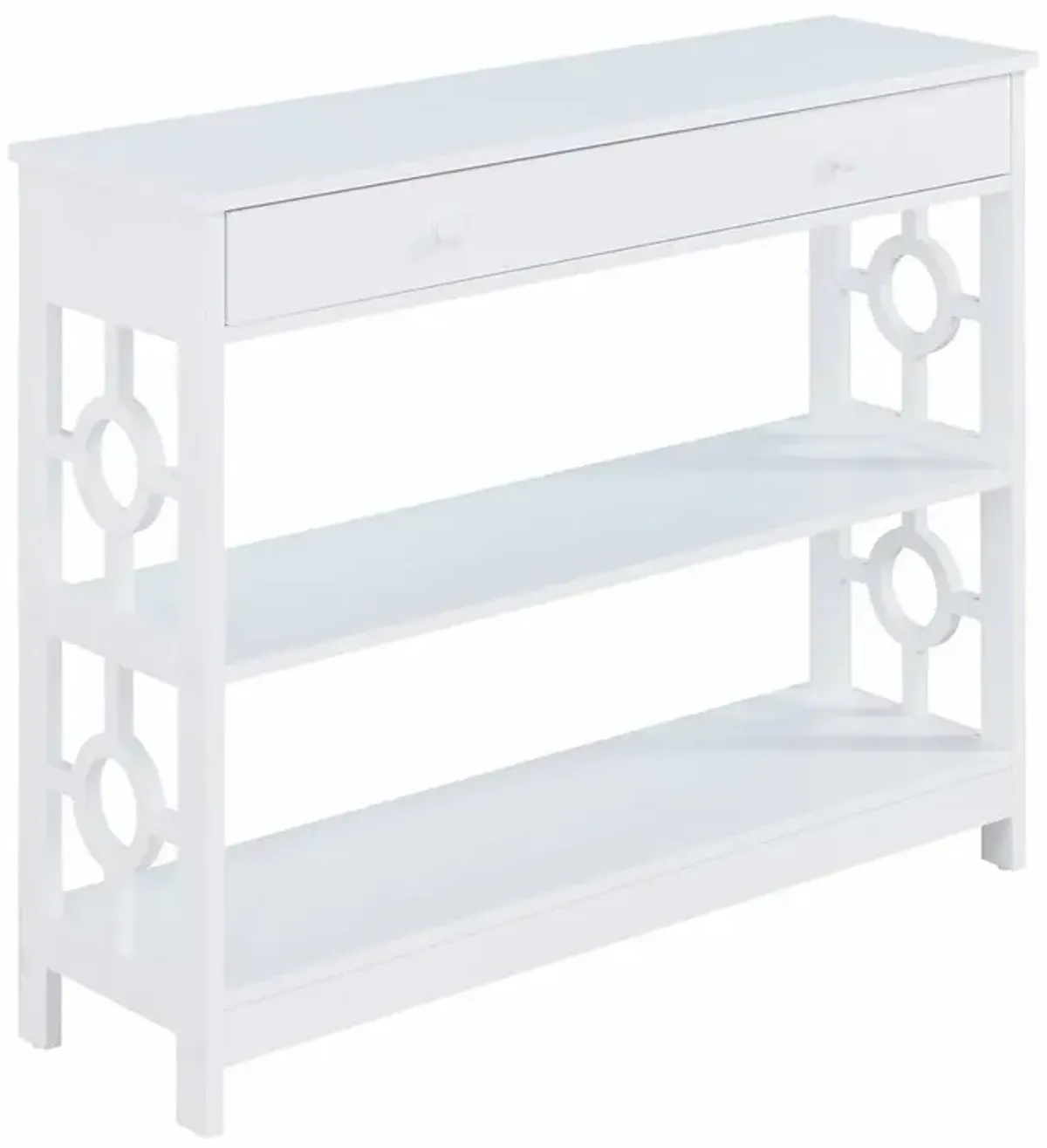 Convenience Concepts Ring 1 Drawer Console Table