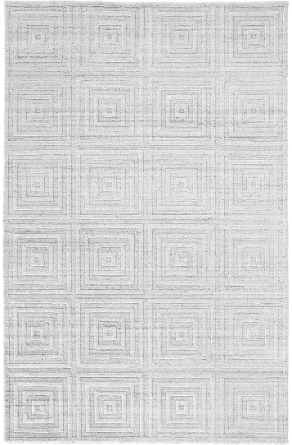 Redford 8670F White/Silver 3'6" x 5'6" Rug