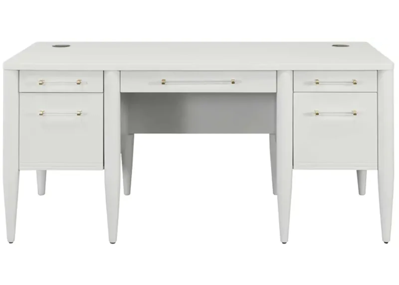 Shasta 66" Half Pedestal Desk