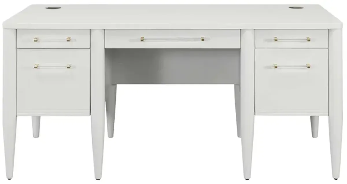 Shasta 66" Half Pedestal Desk