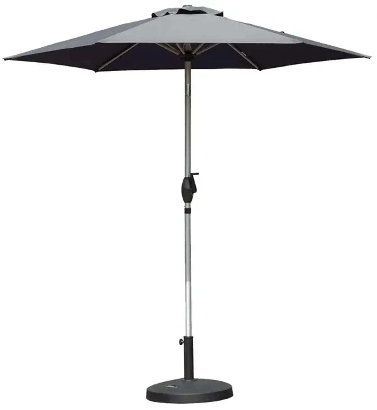 MONDAWE 7.5FT Patio Umbrella, Outdoor Table Umbrella with Push Button Tilt and Crank, UV Protection Waterproof Market Sun Umbrella with 8 Sturdy Ribs for Garden, Deck, Backyard, Pool