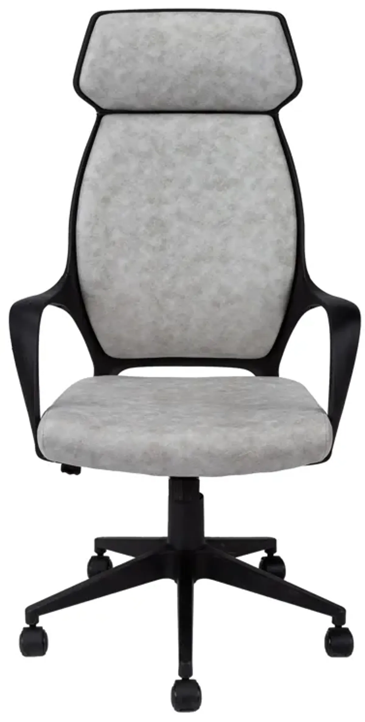 Monarch Specialties I 7250 Office Chair, Adjustable Height, Swivel, Ergonomic, Armrests, Computer Desk, Work, Metal, Fabric, Grey, Black, Contemporary, Modern