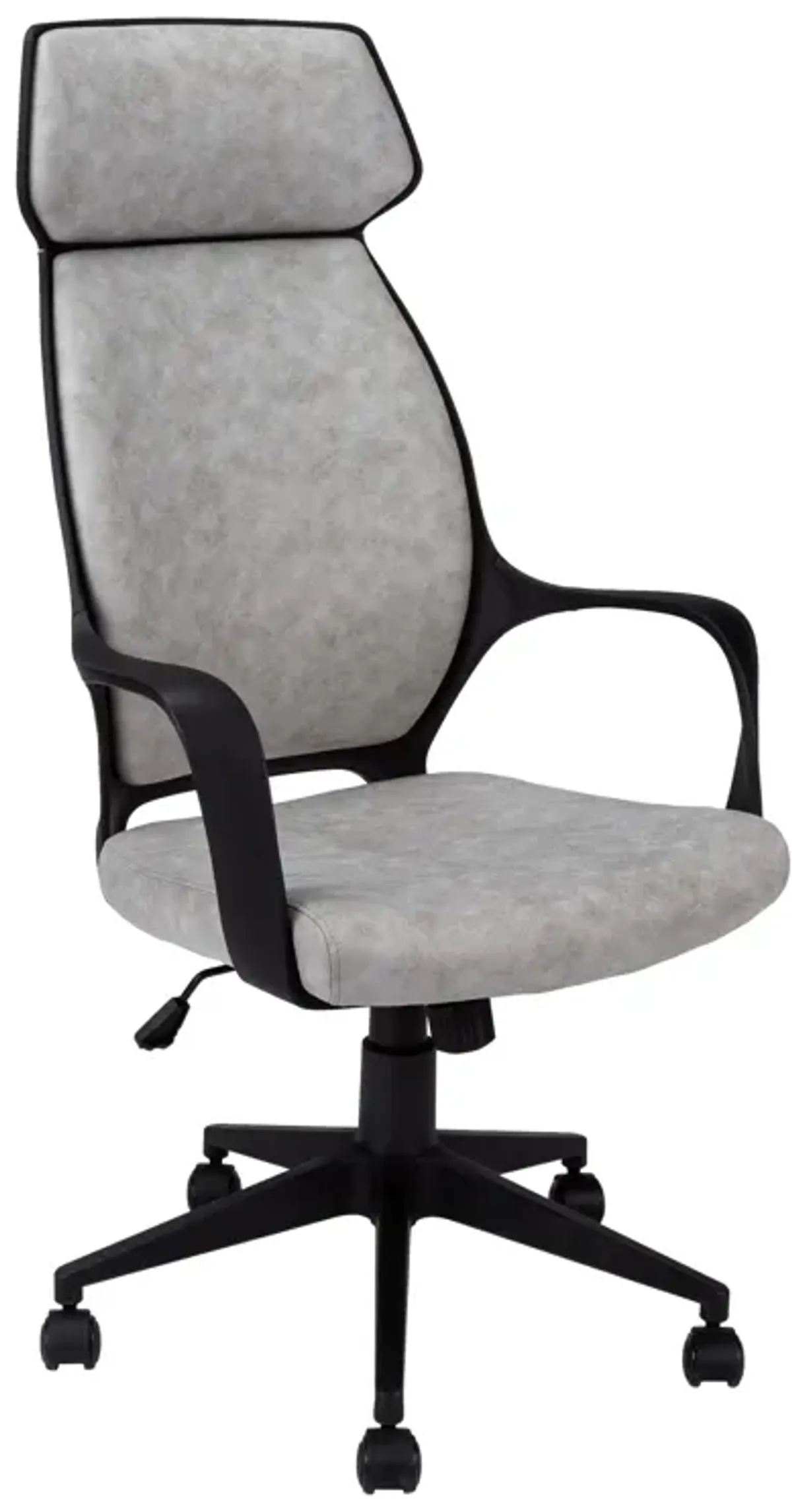 Monarch Specialties I 7250 Office Chair, Adjustable Height, Swivel, Ergonomic, Armrests, Computer Desk, Work, Metal, Fabric, Grey, Black, Contemporary, Modern