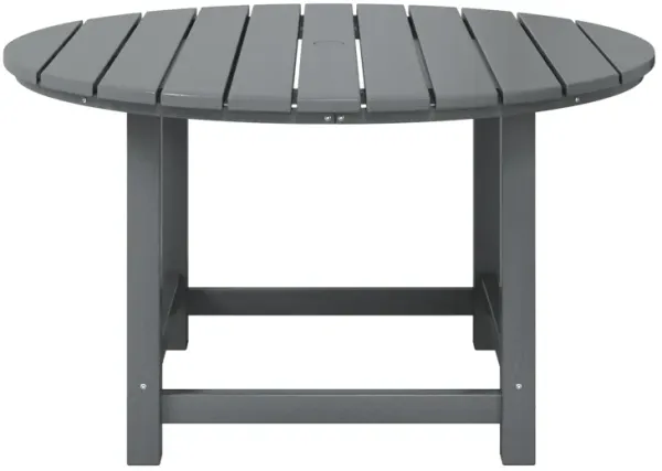 WestinTrends Kids Outdoor Patio Furniture HDPE Round Dining Table