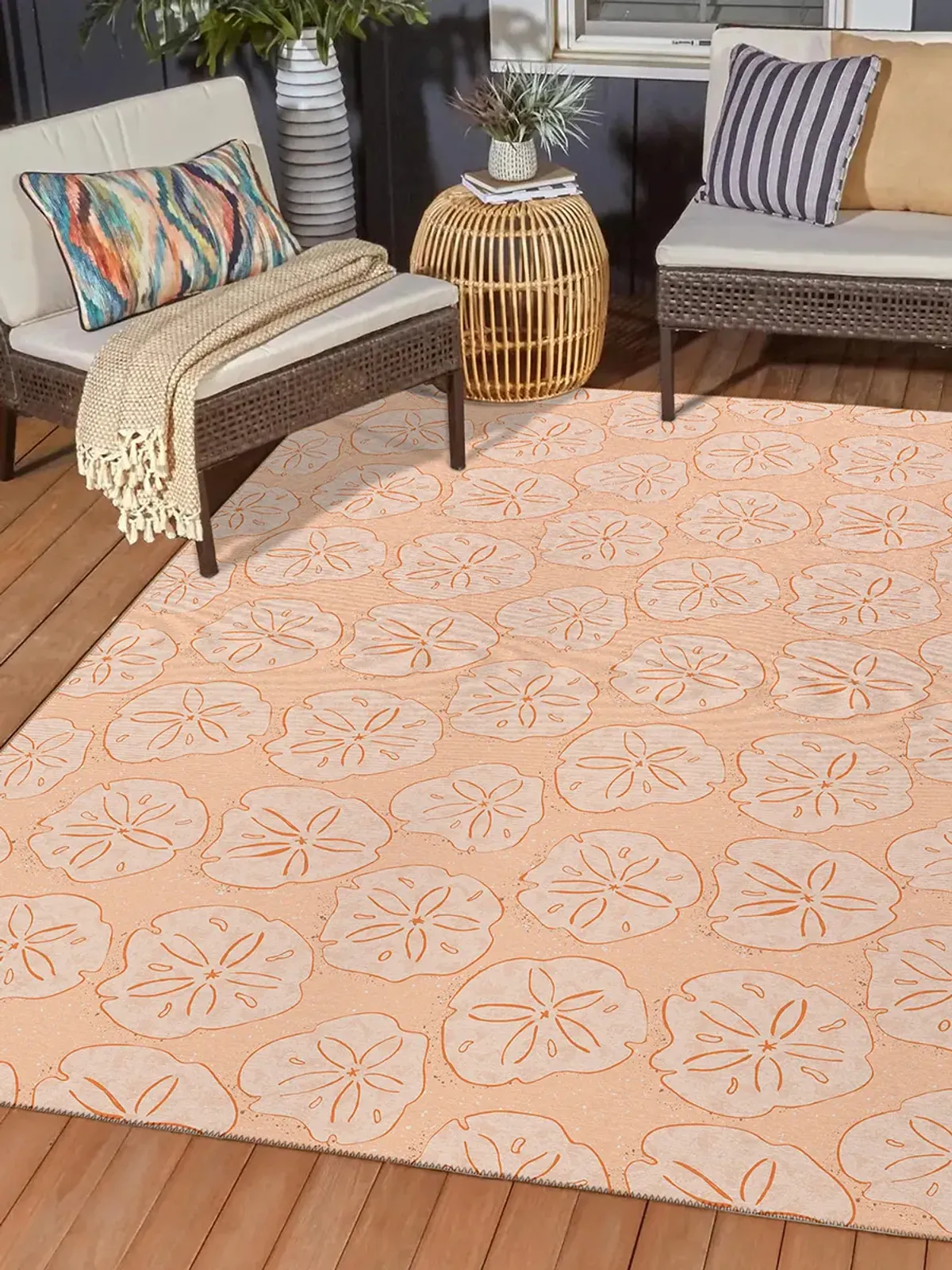 Seabreeze SZ10 Peach 10' x 14' Rug