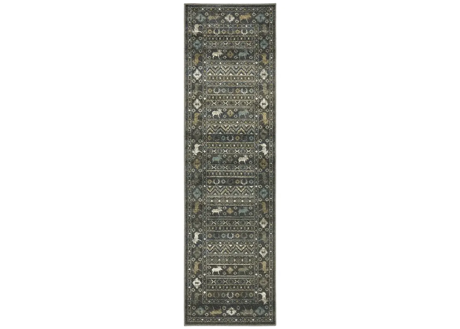 Venice 2'3" x 7'6" Blue Rug