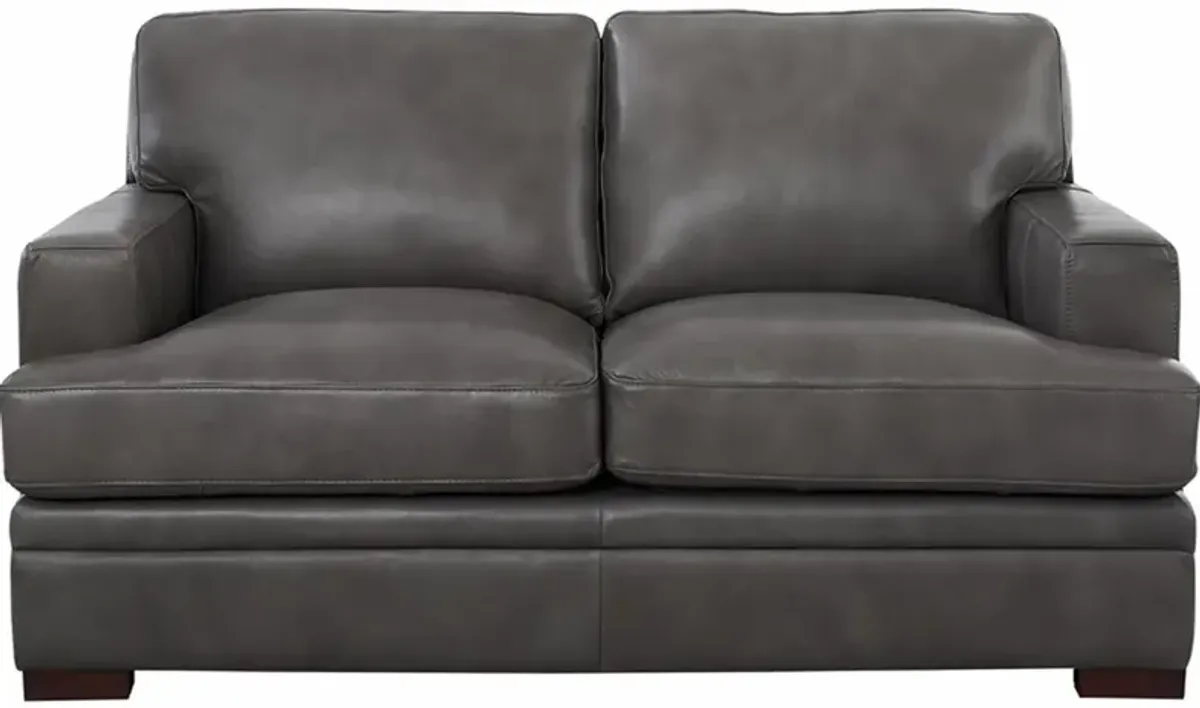 Georgia Top Grain Leather Loveseat