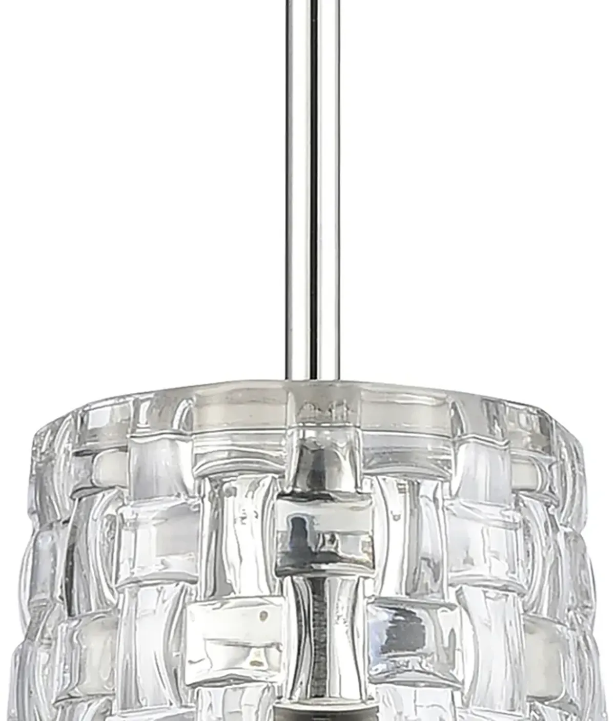 Lightweave 5.5'' Silver Wide 1-Light Mini Pendant