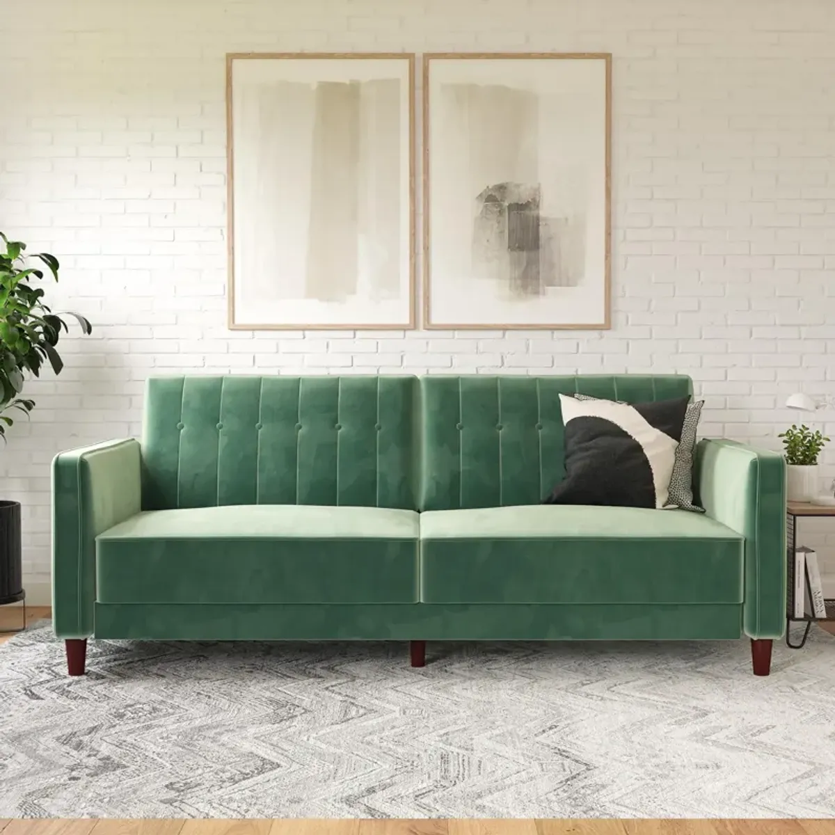 Levi Tufted Transitional Futon