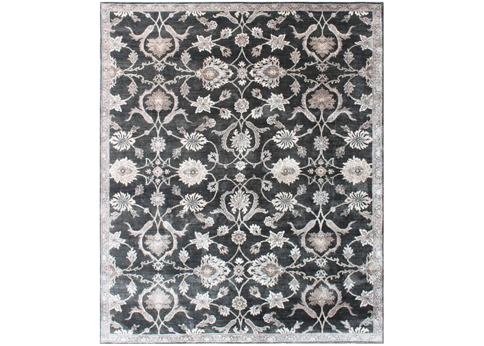 Sophia SOP74008B Charcoal 8" x 10" Rug