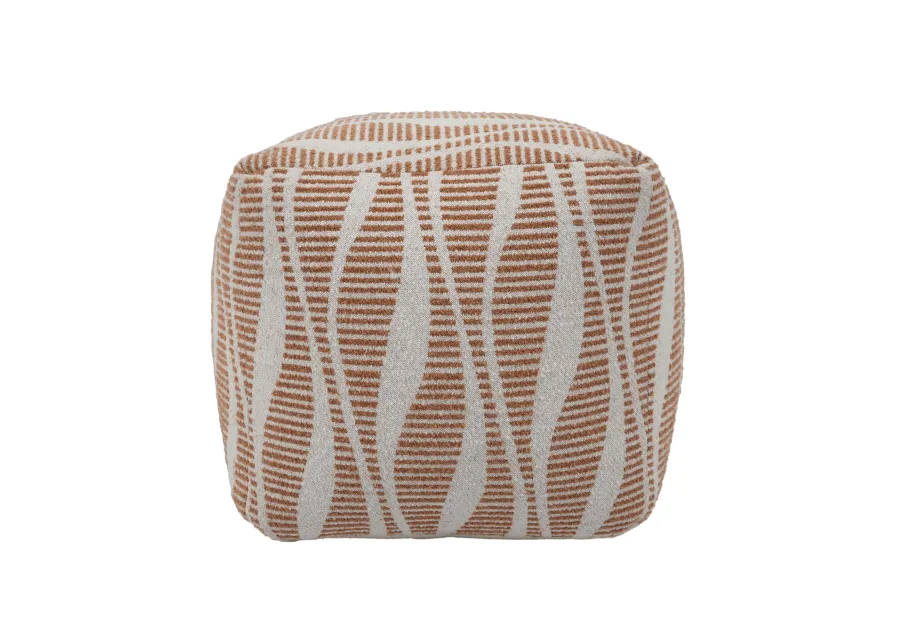 Ember Woven Pouf