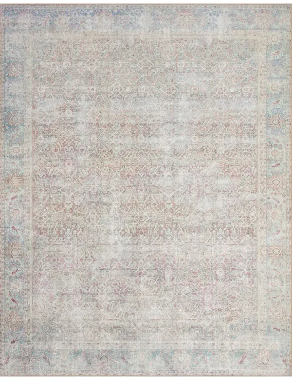 Wynter WYN04 Red/Teal 7'6" x 9'6" Rug