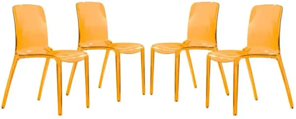 LeisureMod Murray Modern Dining Chair, Set of 4