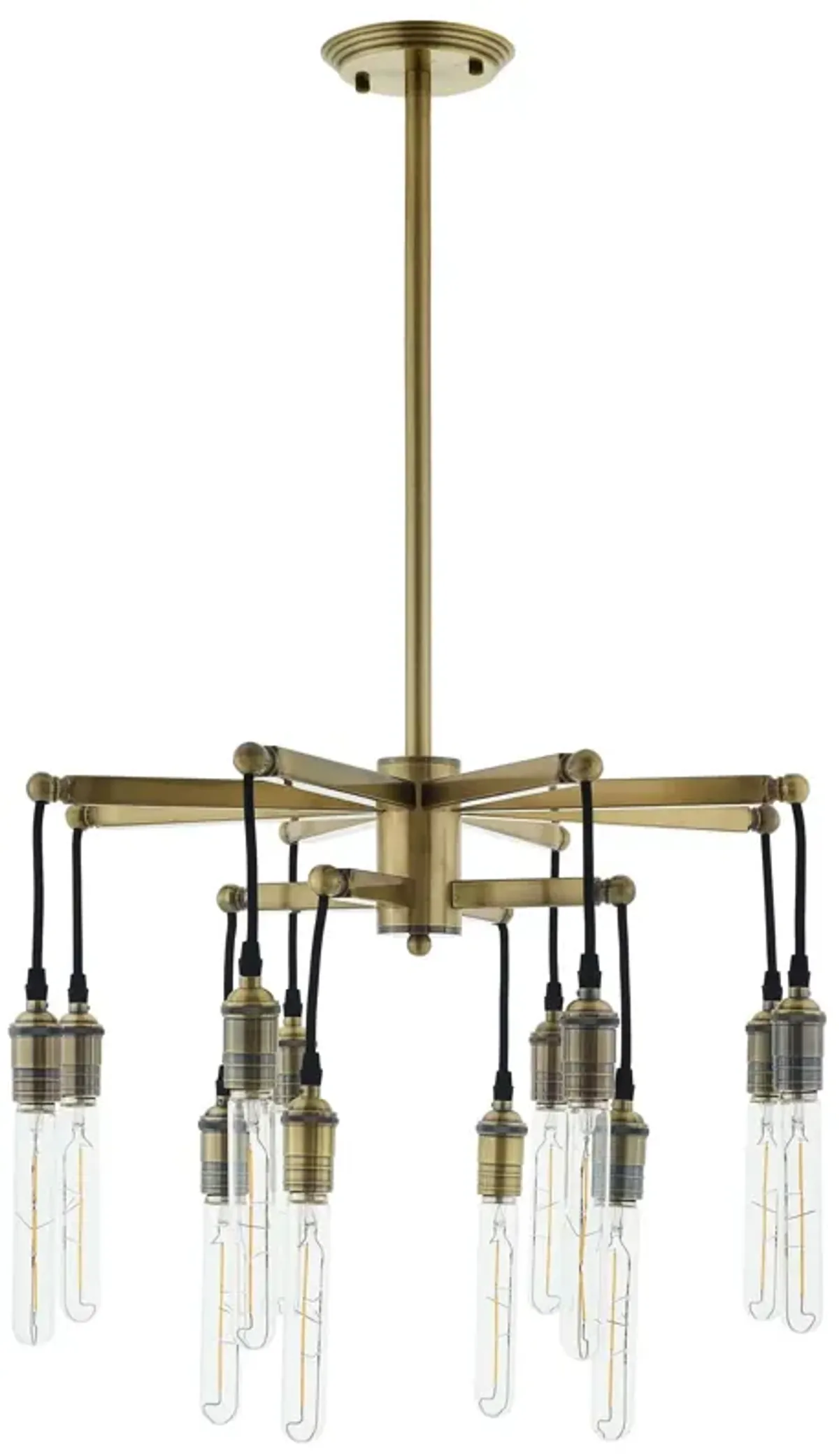 Resolve Antique Brass Ceiling Light Pendant Chandelier