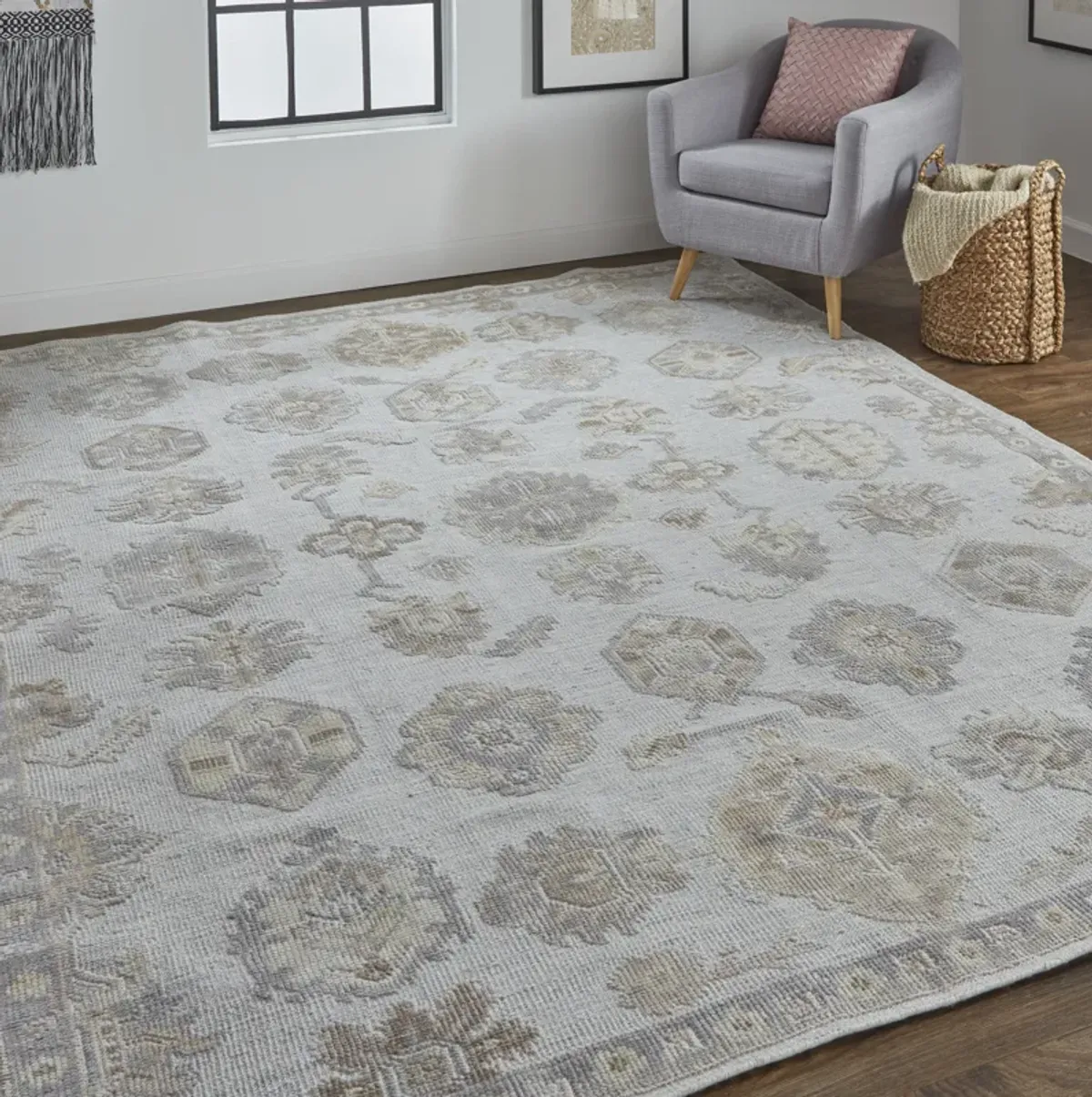 Wendover 6848F Ivory/Silver/Tan 8' x 10' Rug