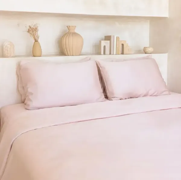 Organic Bamboo Sateen Duvet Cover Set