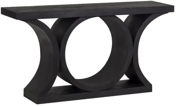 Porter Designs Brockton Solid Mango Wood Console Table, Black
