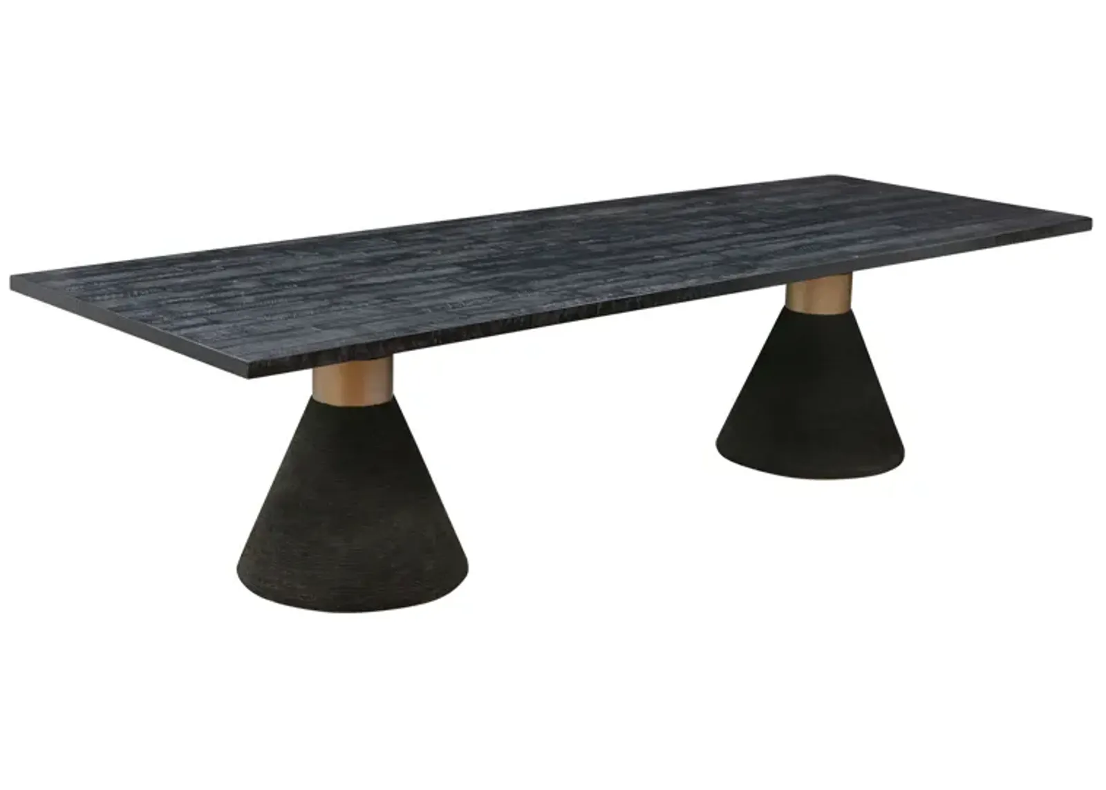 Rishi Black Rope Rectangular Table