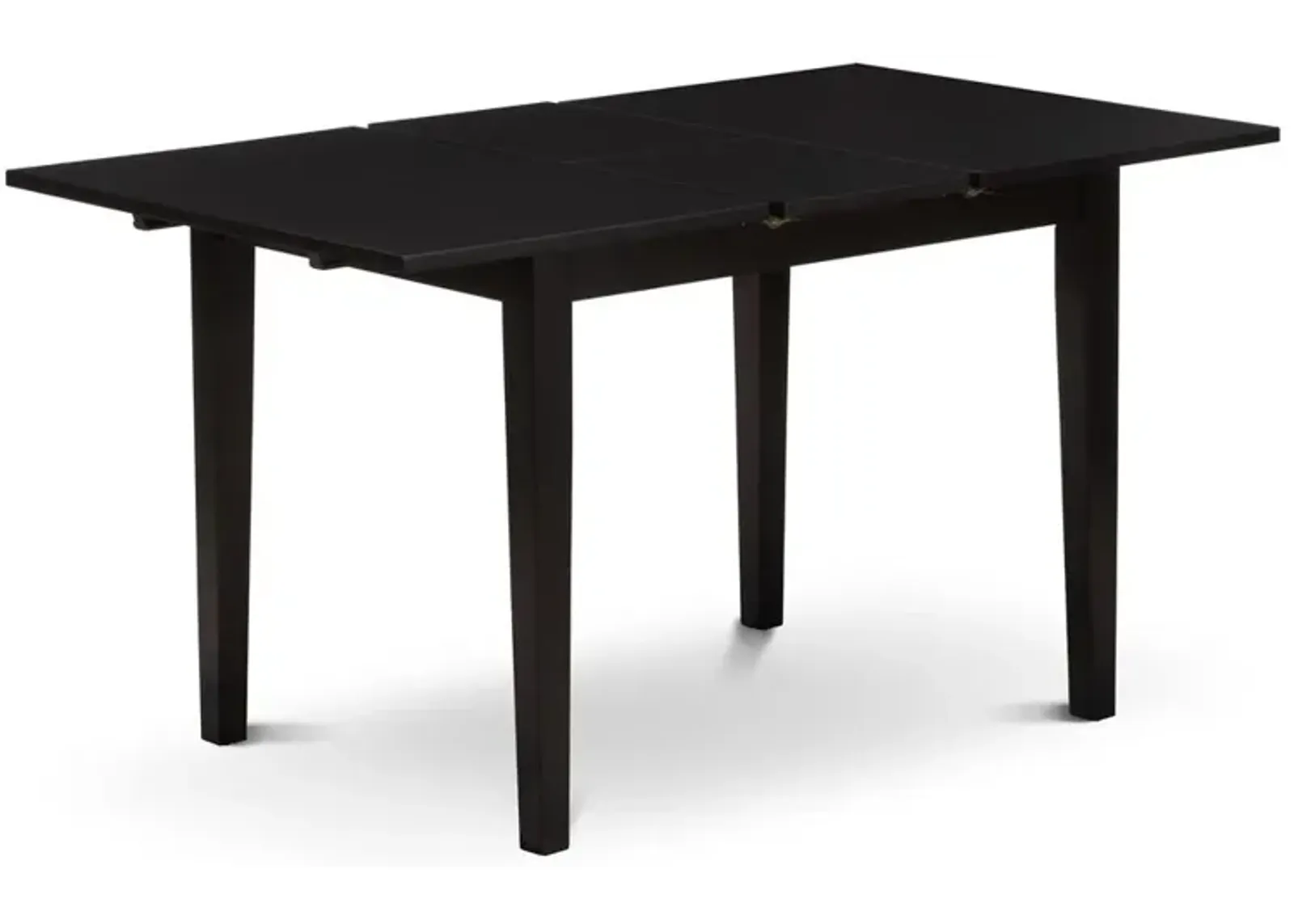 East West Furniture Dining Table Black, NFT-BLK-T