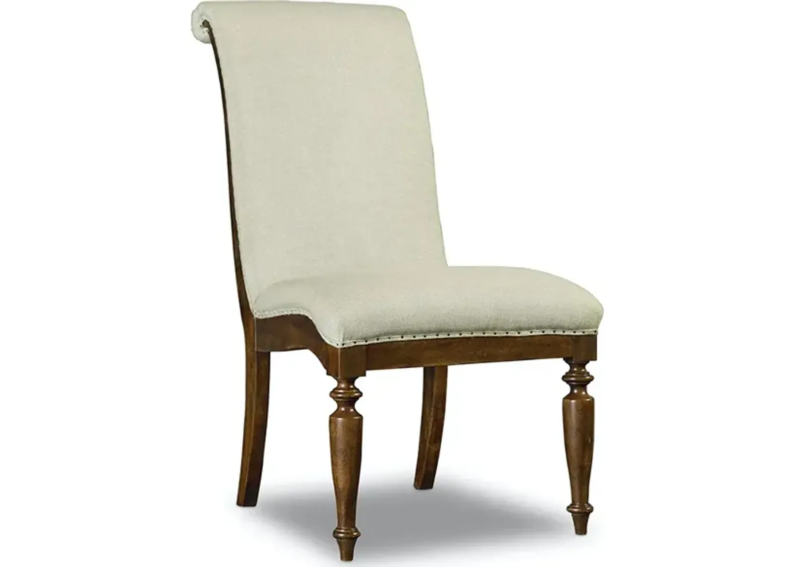 Archivist Upholstered Side Chair In Beige