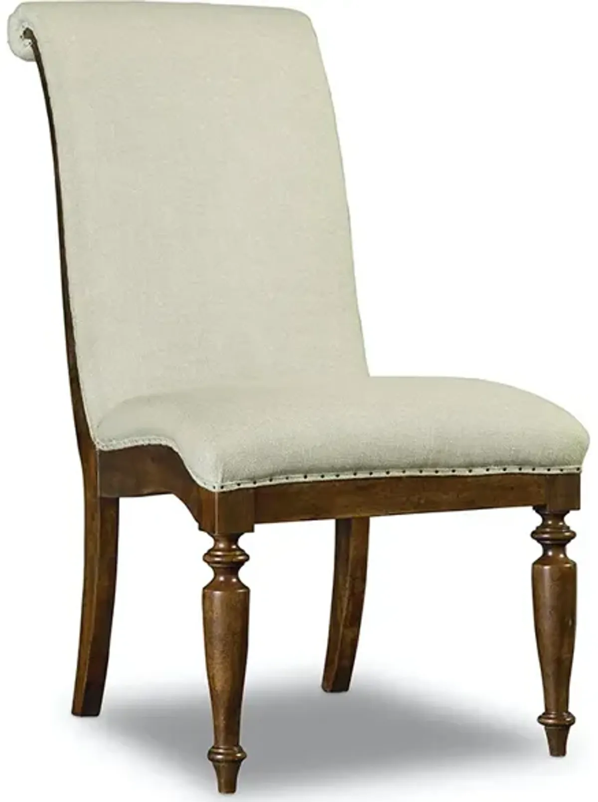 Archivist Upholstered Side Chair In Beige