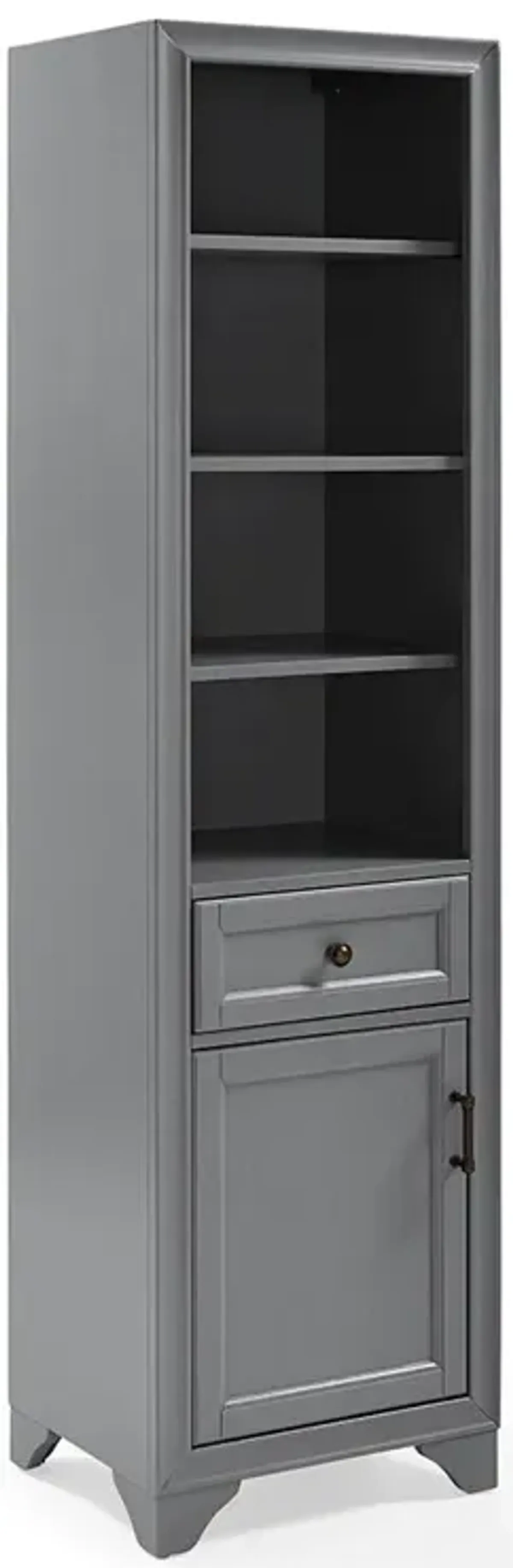 Crosley Furniture Tara Linen Cabinet Gray
