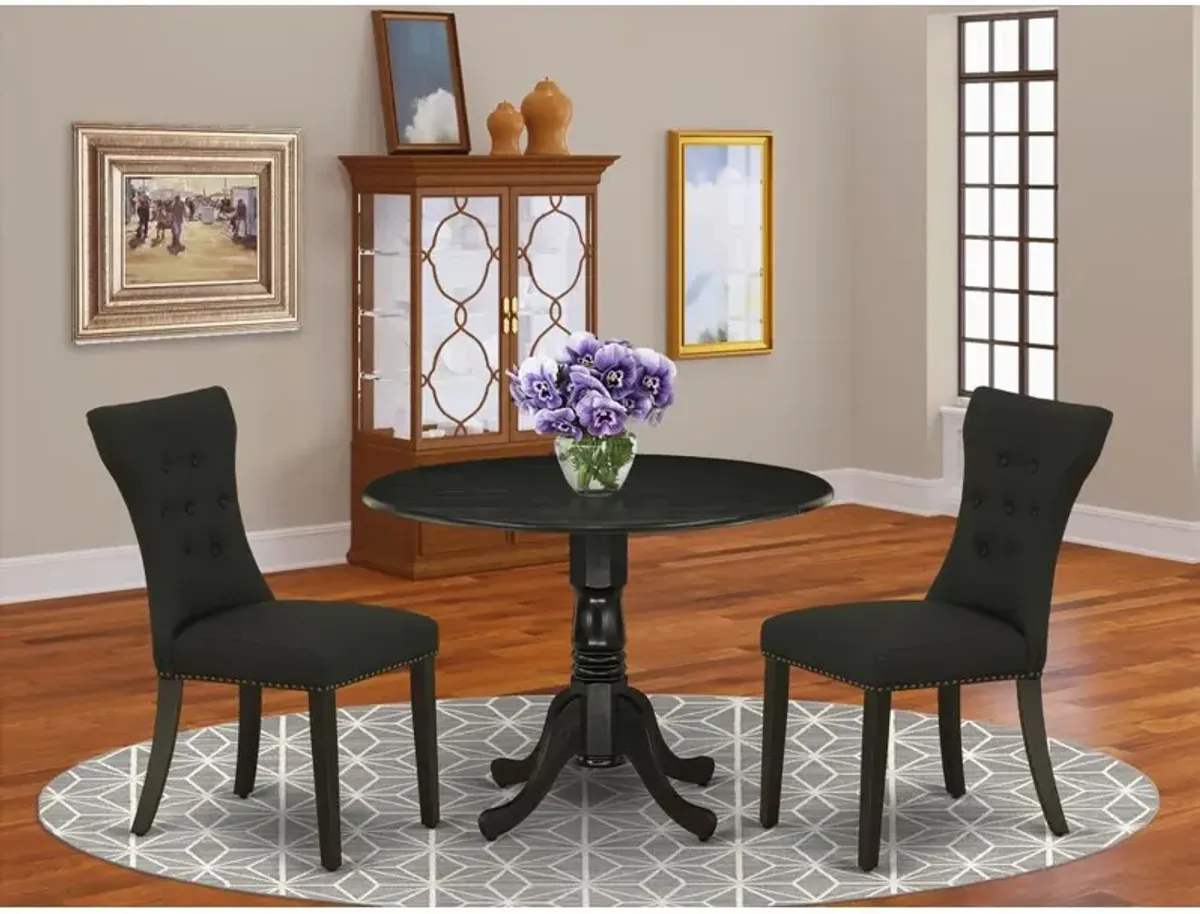 Dining Room Set Wirebrushed Black