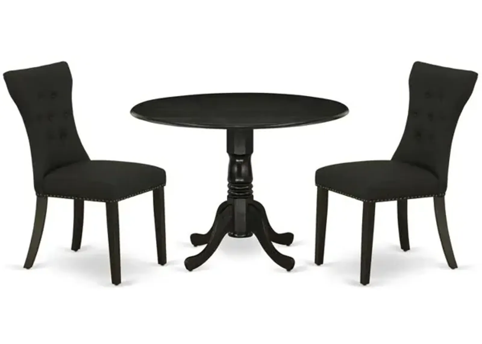 Dining Room Set Wirebrushed Black