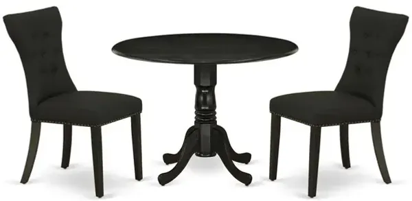 Dining Room Set Wirebrushed Black