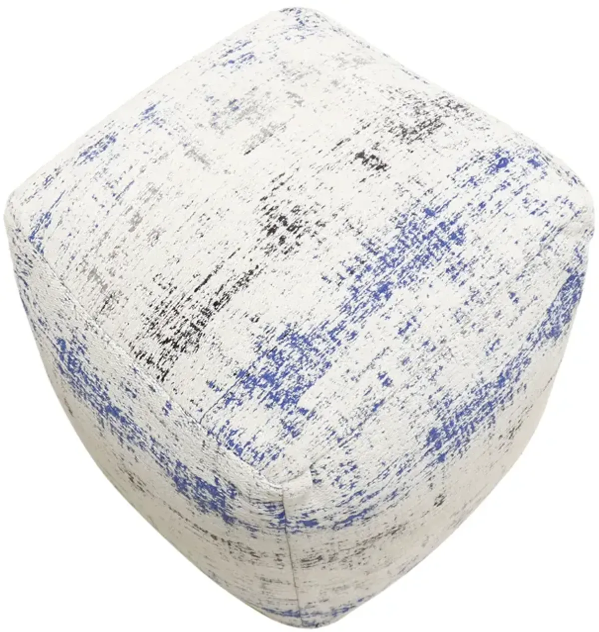 Pasargad Home Grandcanyon Distressed Cotton Pouf