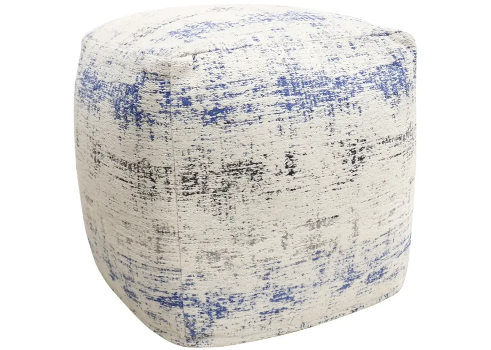 Pasargad Home Grandcanyon Distressed Cotton Pouf