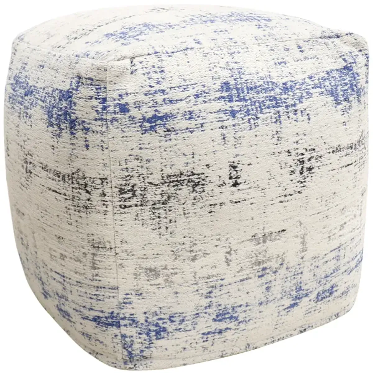 Pasargad Home Grandcanyon Distressed Cotton Pouf