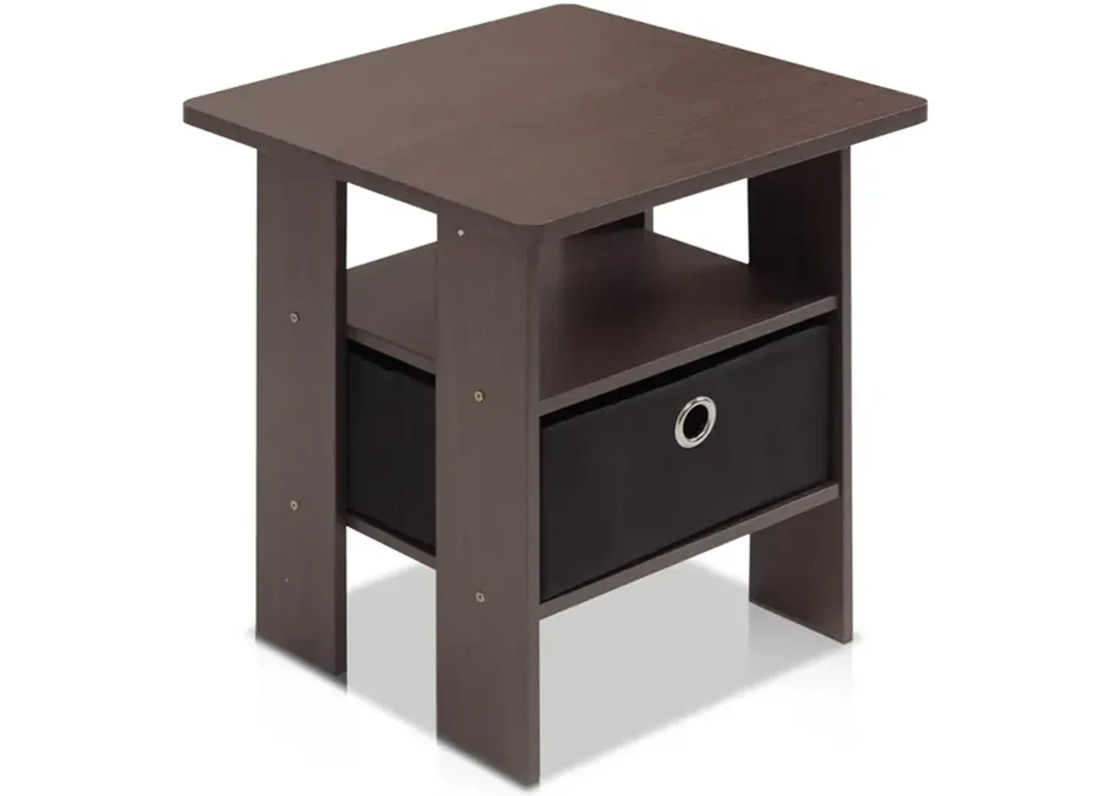 End Table Bedroom Night stand w/Bin Drawer