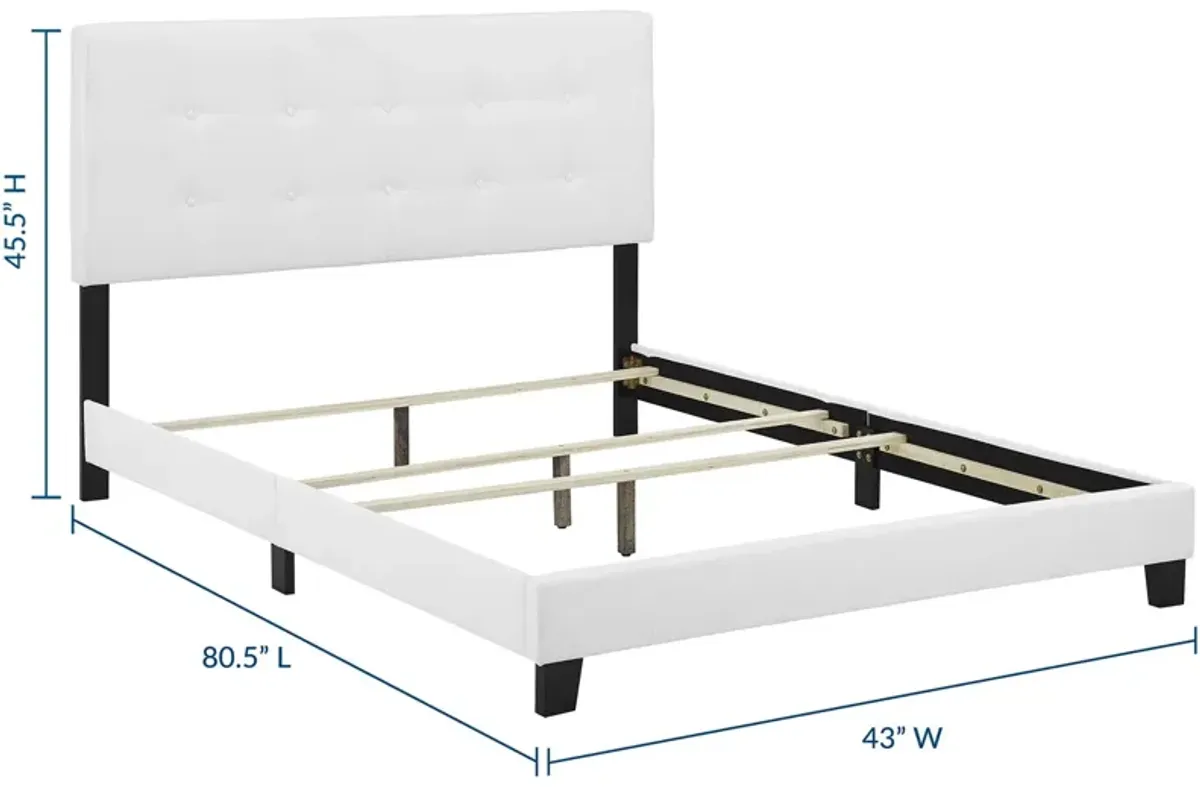 Modway - Amira Twin Upholstered Fabric Bed