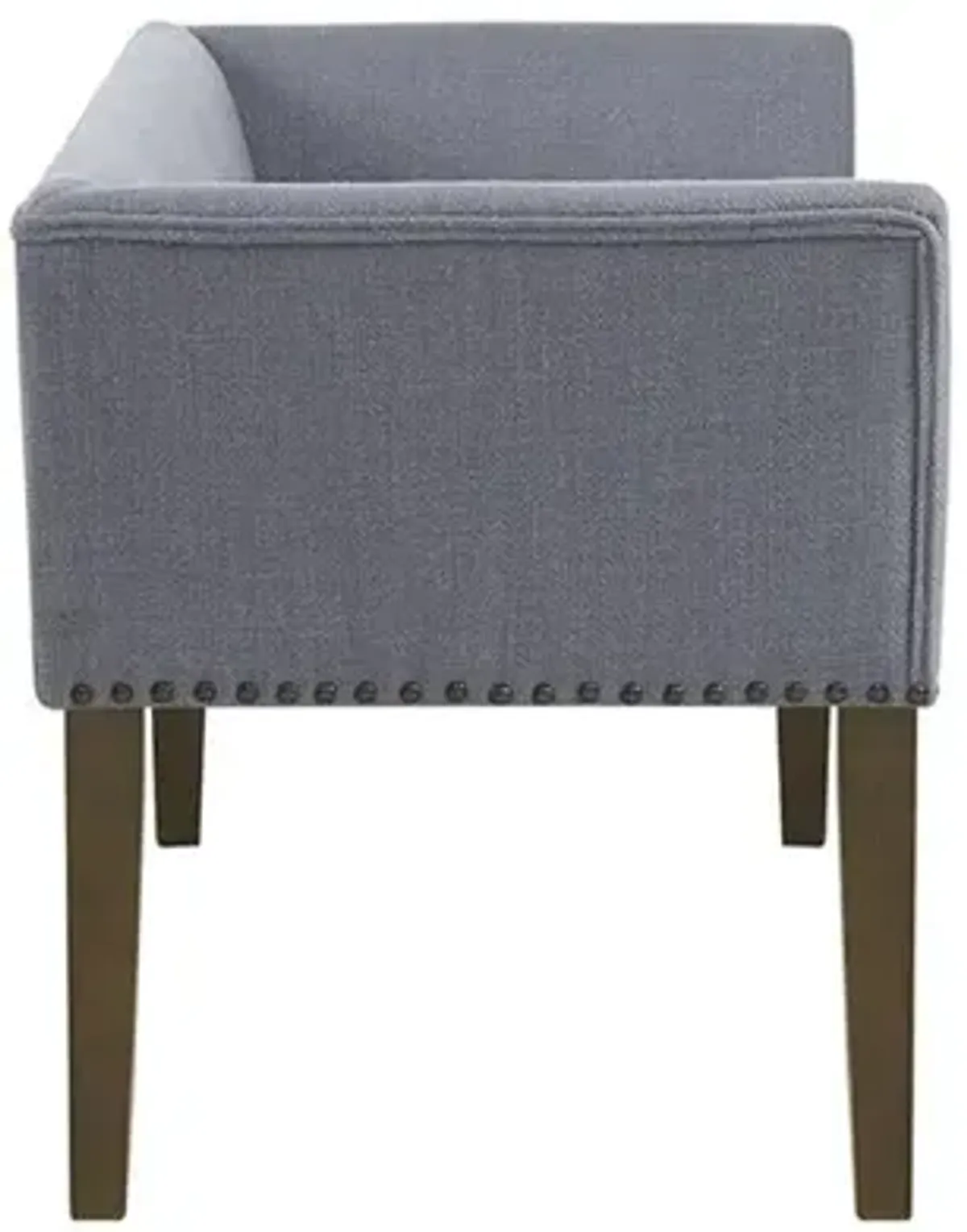 Belen Kox Elegant Slate Blue Accent Bench, Belen Kox