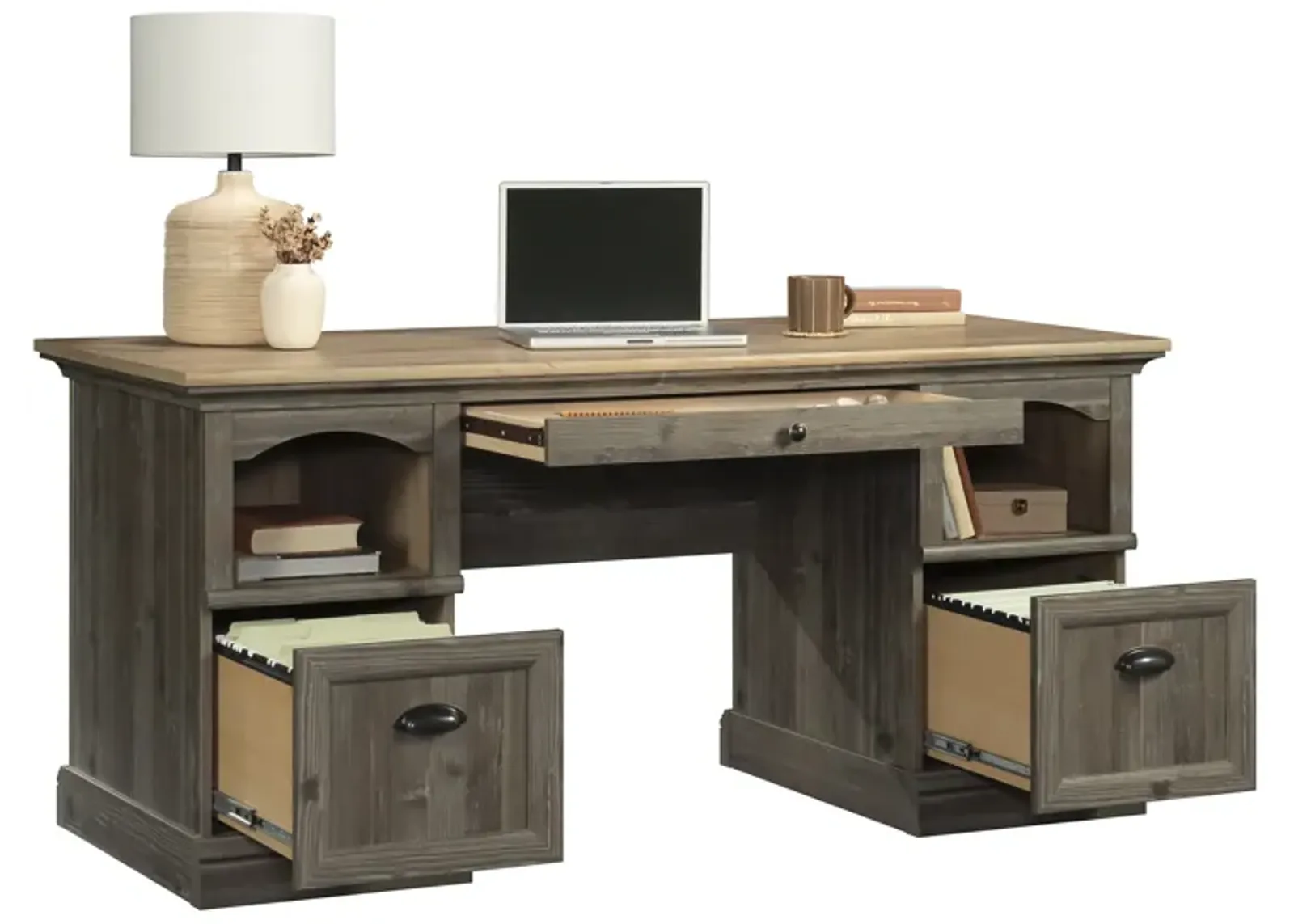 Sonnet Springs Executive Pedestal Desk